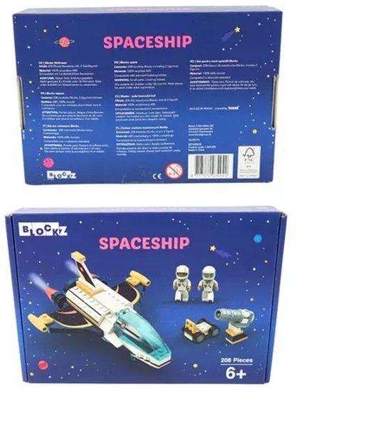 Blockz Spaceship - Voor Kinderen   Bouwstenen - Bouwpakket, Ophalen of Verzenden, Nieuw