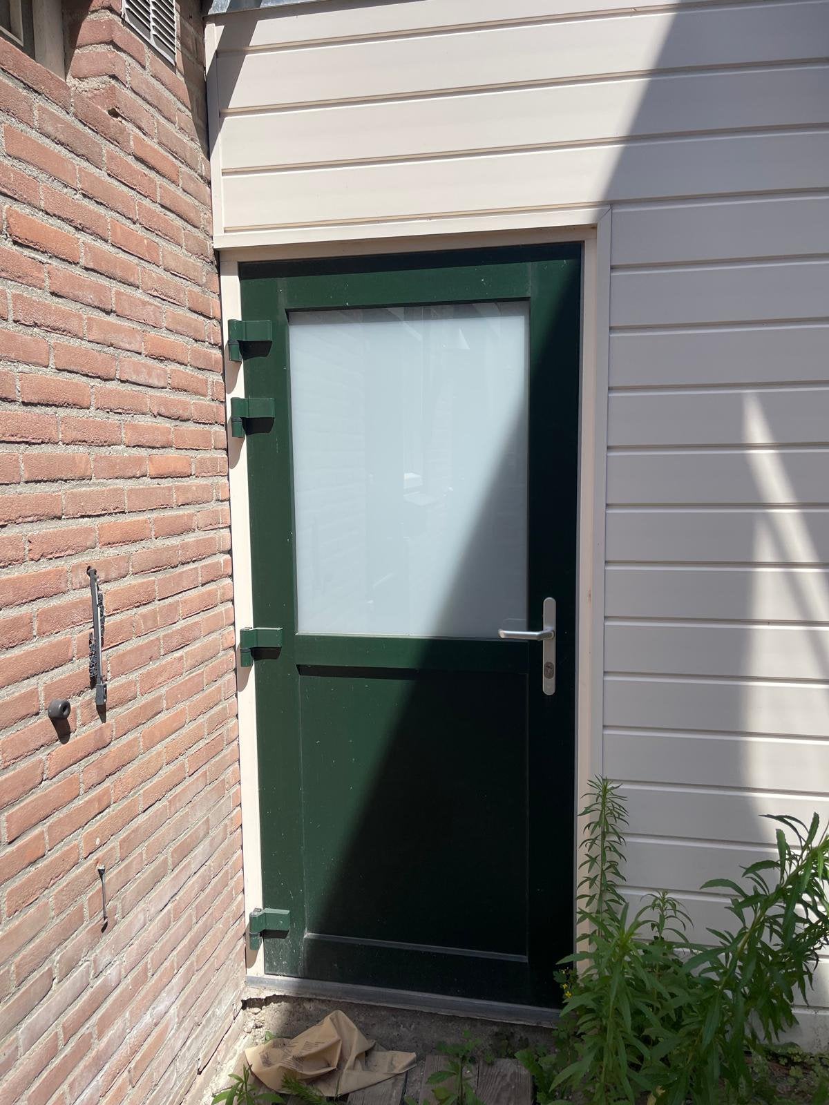 Deurkozijn, Doe-het-zelf en Verbouw, Kozijnen en Schuifpuien, Kunststof, Deurkozijn, Zo goed als nieuw, 150 tot 225 cm