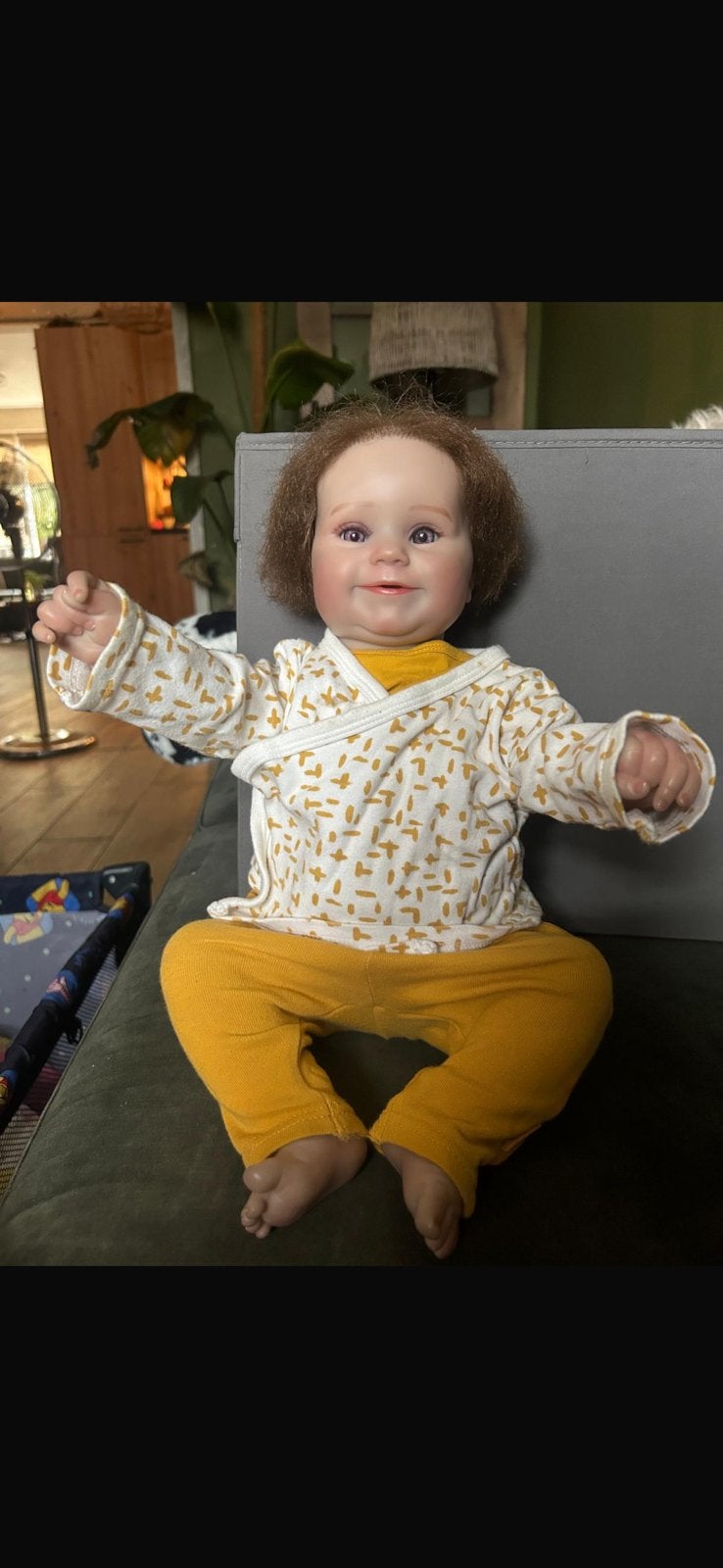 Real born baby, Ophalen of Verzenden, Zo goed als nieuw, Babypop