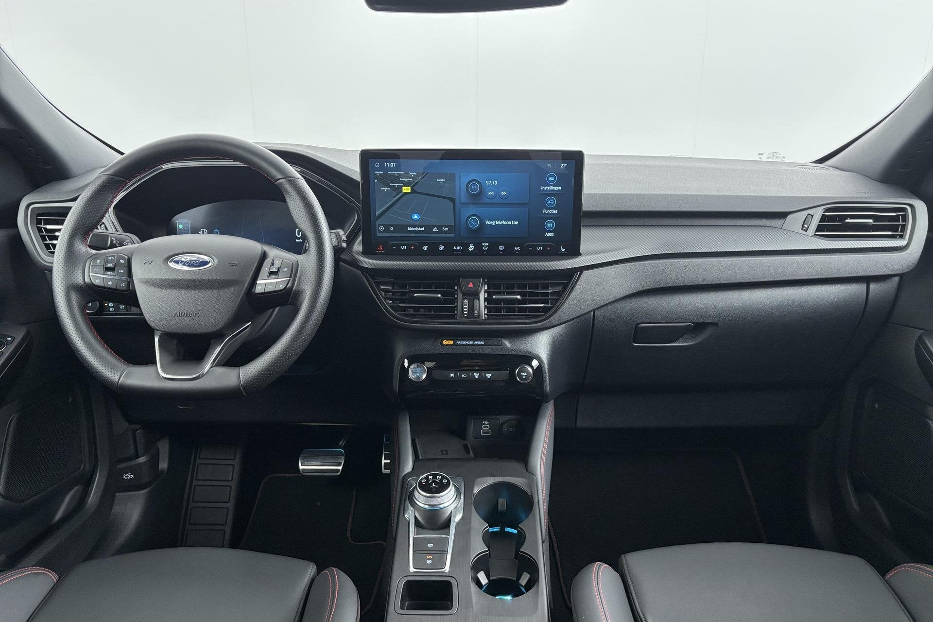 Ford Kuga 2.5 PHEV ST-Line X – sportief en slim onderweg m, Auto's, Gebruikt, Euro 6, 4 cilinders, Leder en Stof