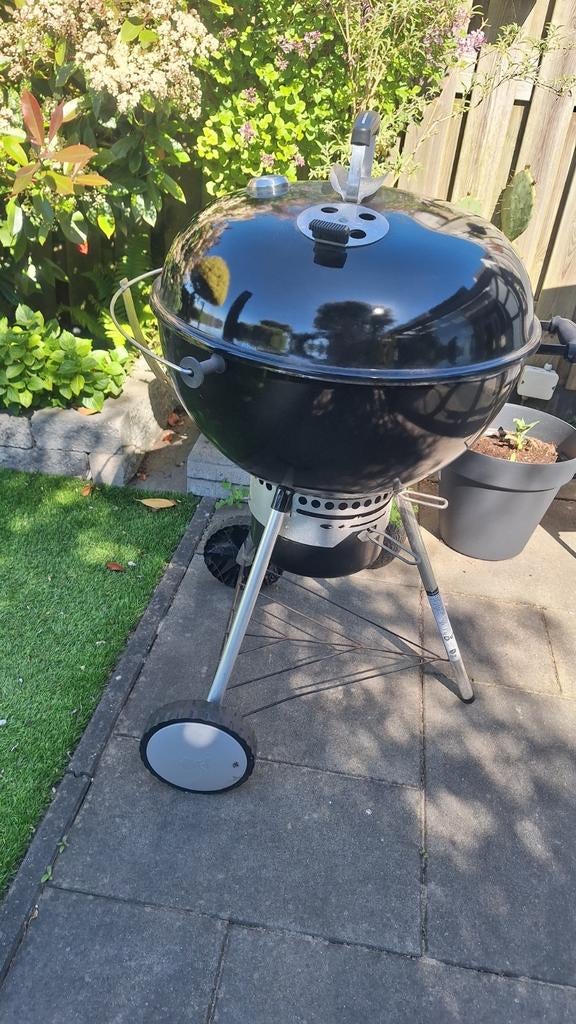 Weber Master-Touch GBS E-5750 incl bakplaat/dutch oven, Ophalen, Gebruikt, Onbekend