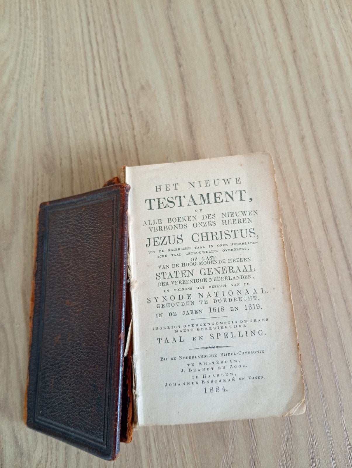 Het Nieuwe Testament 1884 - Johannes Enschede, Ophalen of Verzenden, Johannes Enschede en Zonen