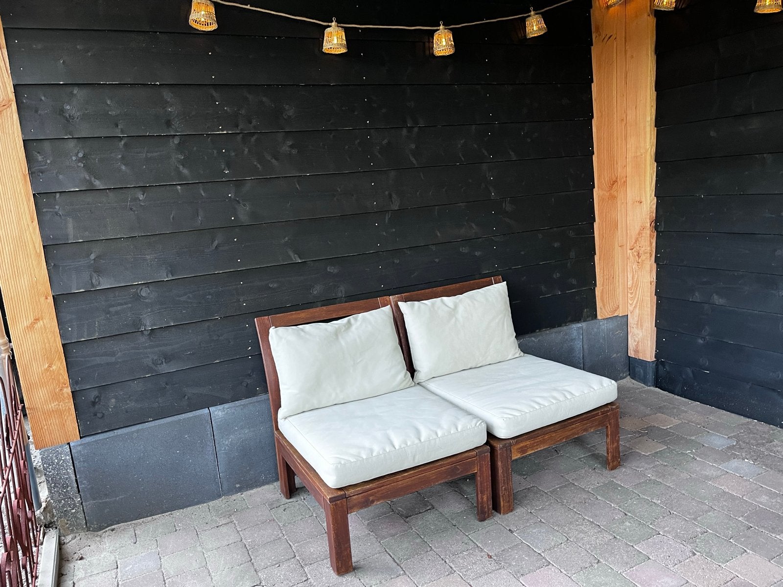 ÄPPLARÖ stoelen IKEA met extra kussens, Tuin en Terras, Tuinstoelen, Ophalen, Gebruikt, Hout