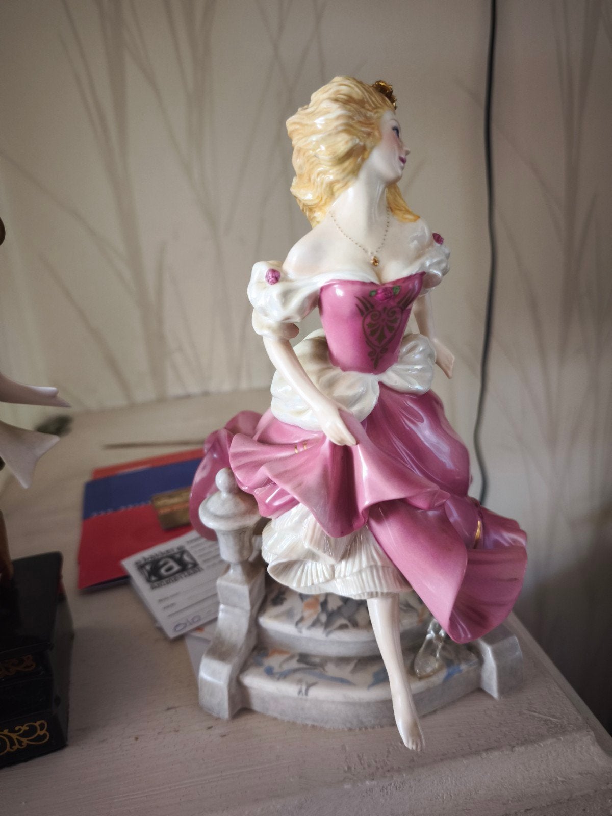 Franklin Mint Cinderella porseleinen beeldje, Ophalen, Zo goed als nieuw, Mens
