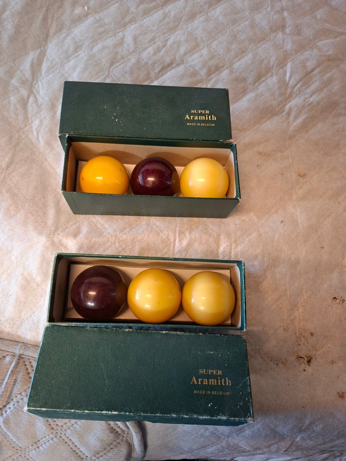 Super Aramith Biljartballen Set - Vintage, Sport en Fitness, Biljarten en Poolen, Ophalen of Verzenden