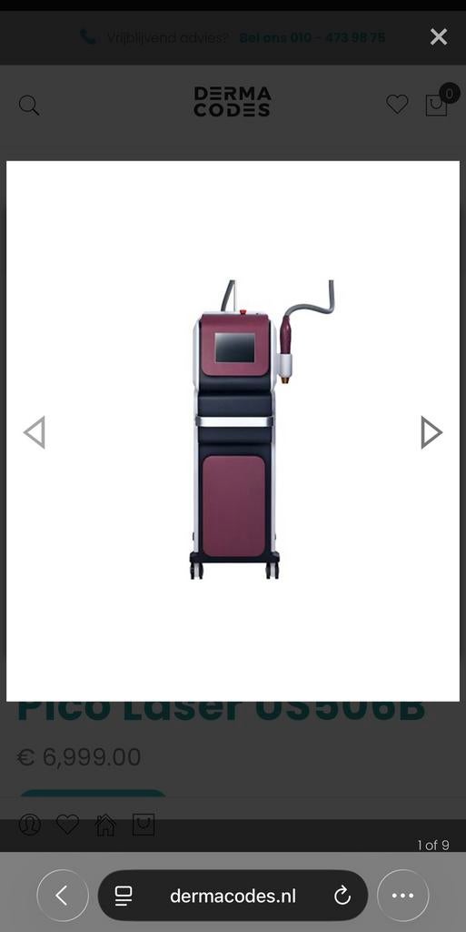 Pico laser tattoo removal, Ophalen of Verzenden, Zo goed als nieuw, Scheren en Epileren