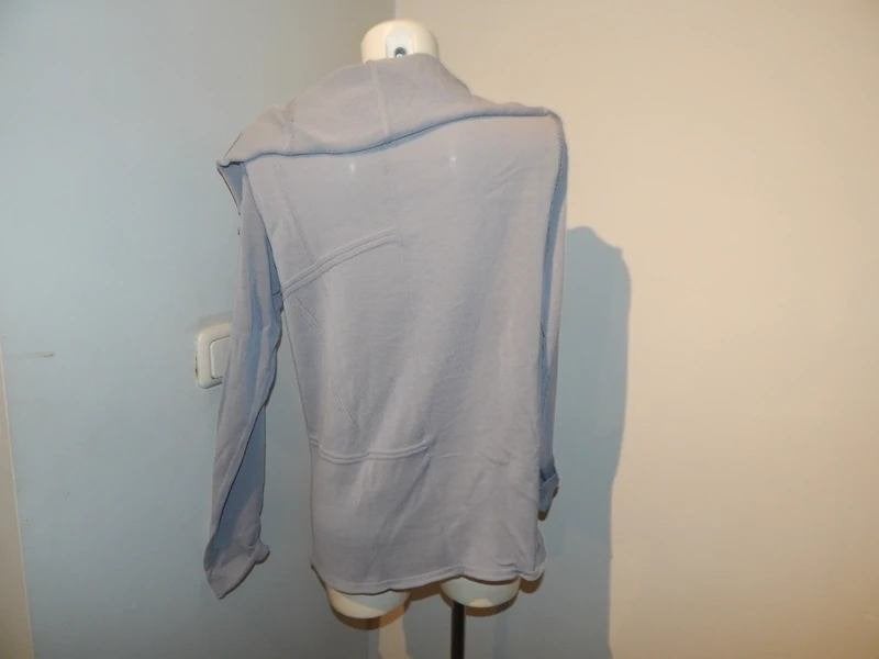 Sarah Pacini trui grote kraag ook dicht te dragen grijs M, Kleding | Dames, Maat 38/40 (M), Verzenden, Sarah Pacini, Zo goed als nieuw