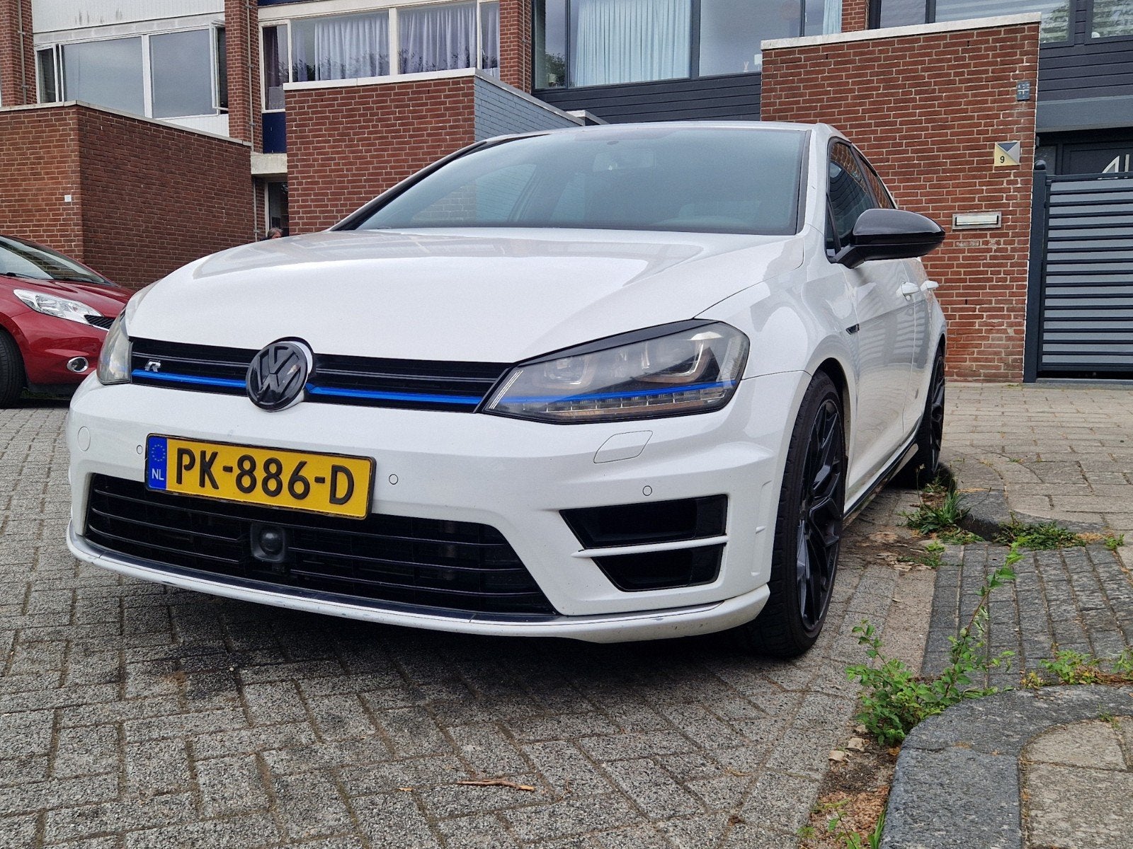 Volkswagen Golf 1.6 TDI  R pakket wit, Auto's, Voorwielaandrijving, 4 cilinders, Wit, 26 km/l