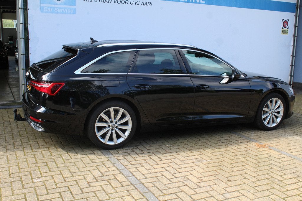 Audi A6 Avant 40 TDI S edition | Incl. 12 maanden Garantie |, Auto's, Audi, Gebruikt, Zwart, Leder, Diesel