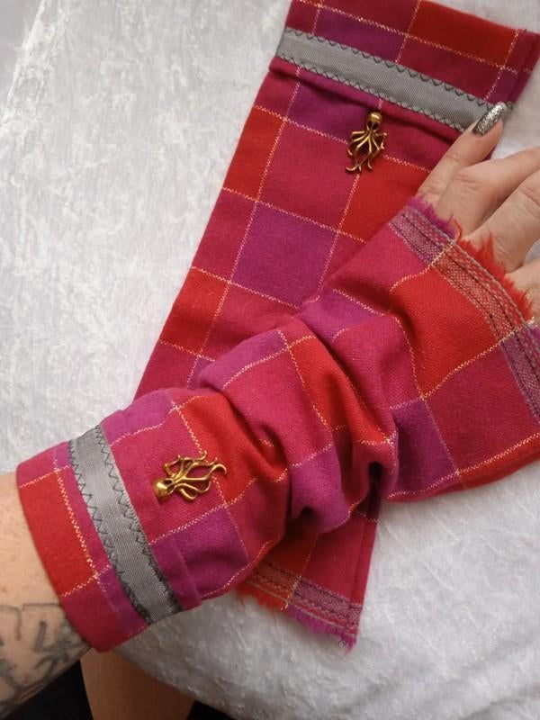 Bijzondere en kleurrijke armwarmers, Verzenden, Zo goed als nieuw, Handschoenen