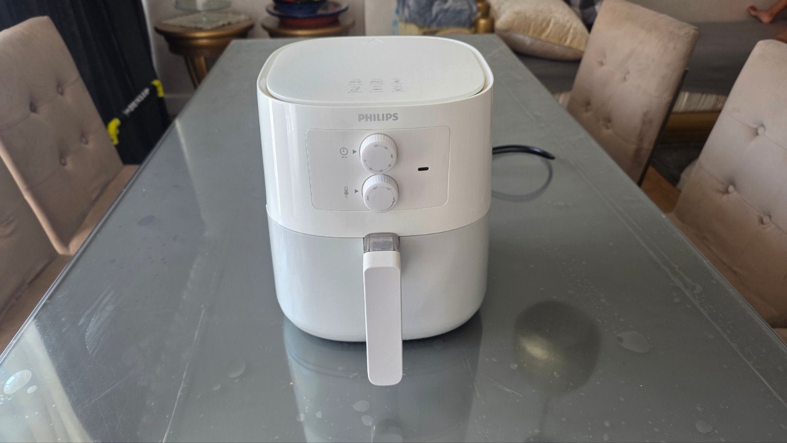 Philips Essential Airfryer L (HD9200/10) Wit, Ophalen of Verzenden, Gebruikt, Airfryer, Minder dan 750 gram