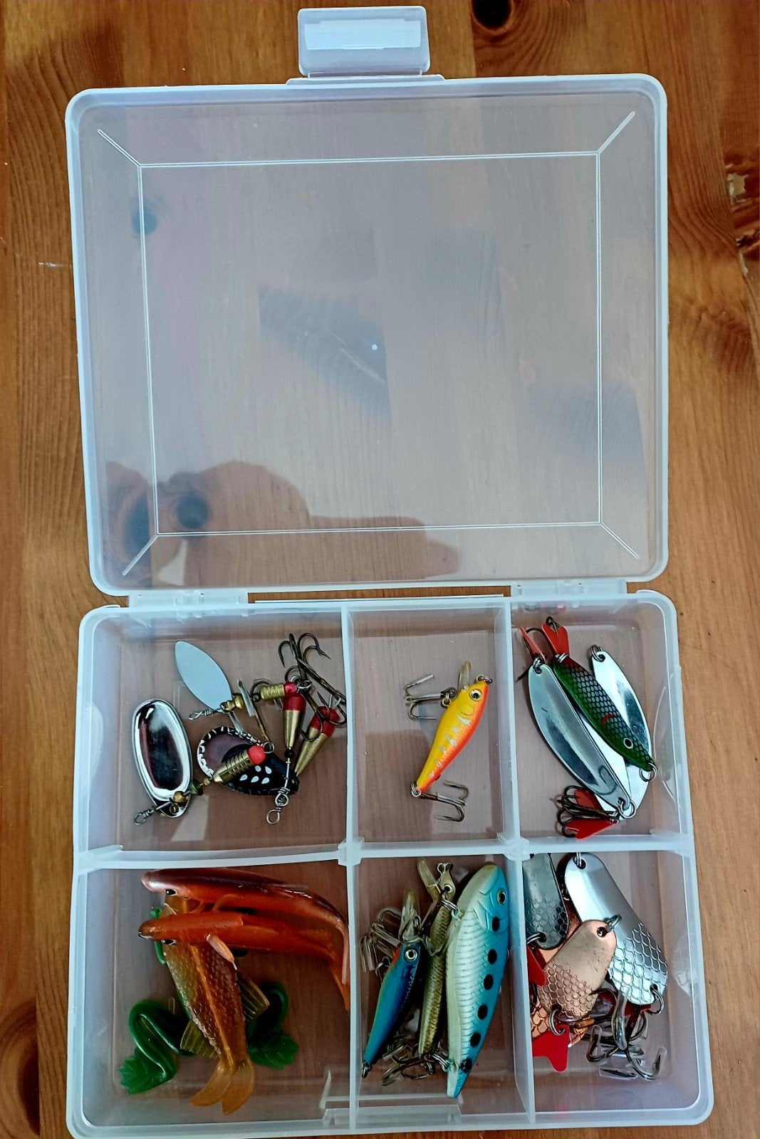 Complete set kunstaas voor roofvis (incl. tacklebox), Ophalen, Nieuw, Complete set