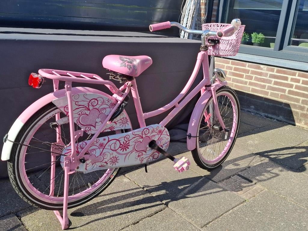 meisjesfiets 22 inch, Ophalen, Terugtraprem, 22 inch, Gebruikt