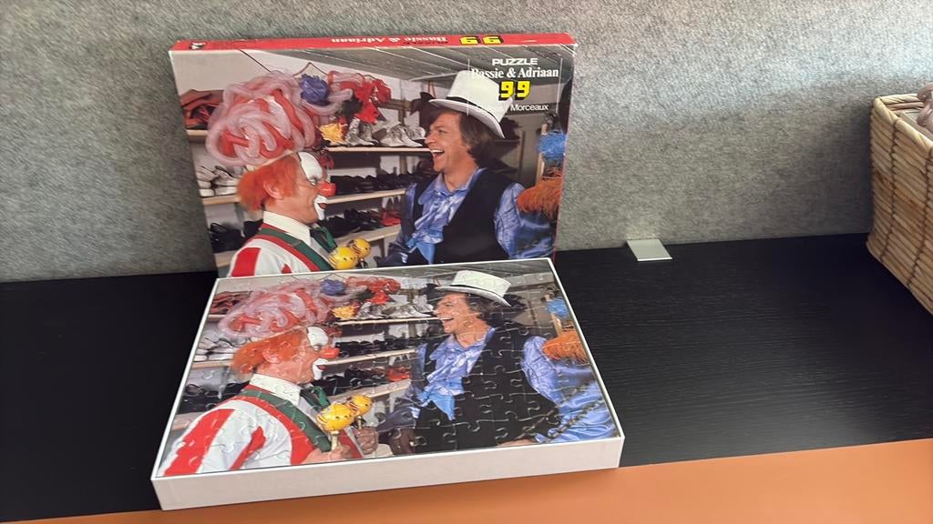 Bassie & Adriaan puzzle 99 stukjes, Ophalen, Meer dan 50 stukjes, Gebruikt, 4 tot 6 jaar