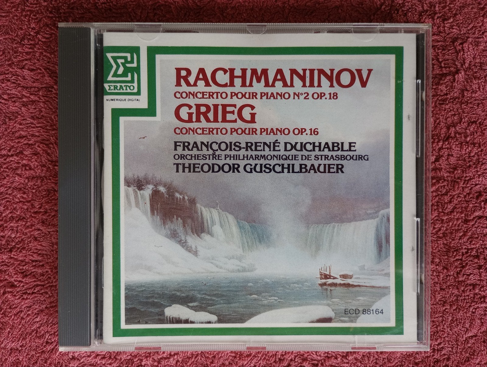 Rachmaninov & Grieg Piano Concerto - Duchable & Guschlbauer, Ophalen of Verzenden, Romantiek, Gebruikt, Orkest of Ballet