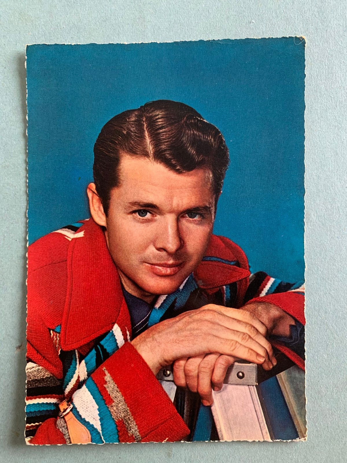 Audie Murphy - Amerikaanse songwriter en acteur, Verzamelen, Ophalen of Verzenden, Gebruikt, Foto of Kaart