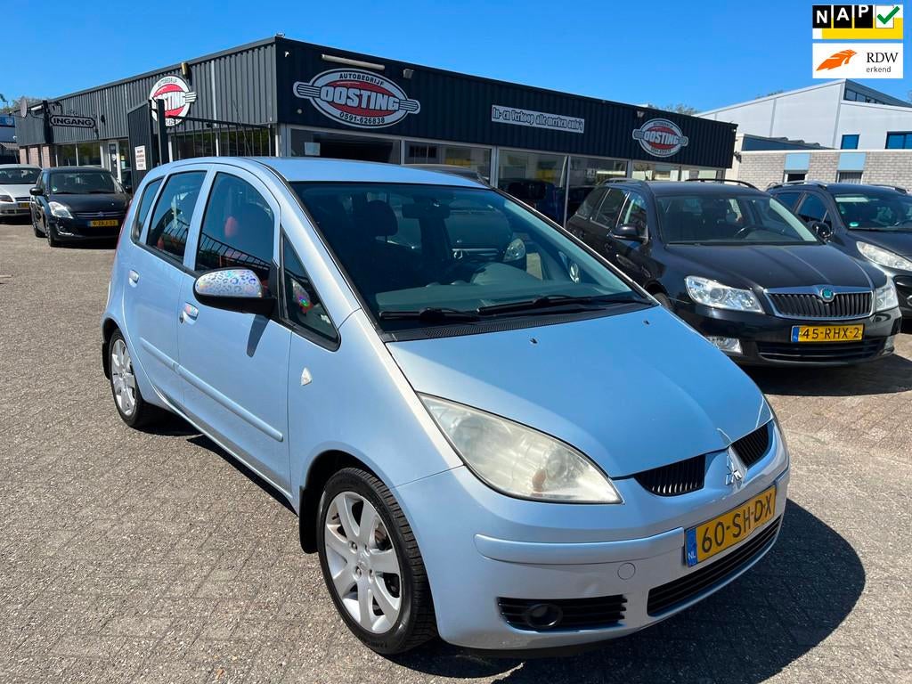 Mitsubishi Colt 1.3 Heartbeat(st-bekr,airco,elektr-pakket,lm, Stof, Gebruikt, 31 €/maand, Blauw