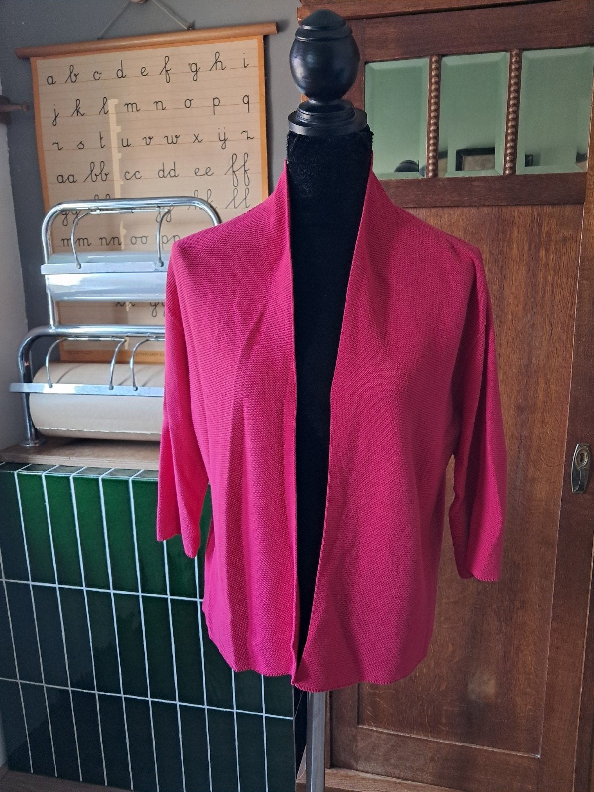 Nieuw vest No Man's Land maat: L fuchsia, roze, dragonfruit, Maat 42/44 (L), Nieuw, Ophalen of Verzenden, Roze