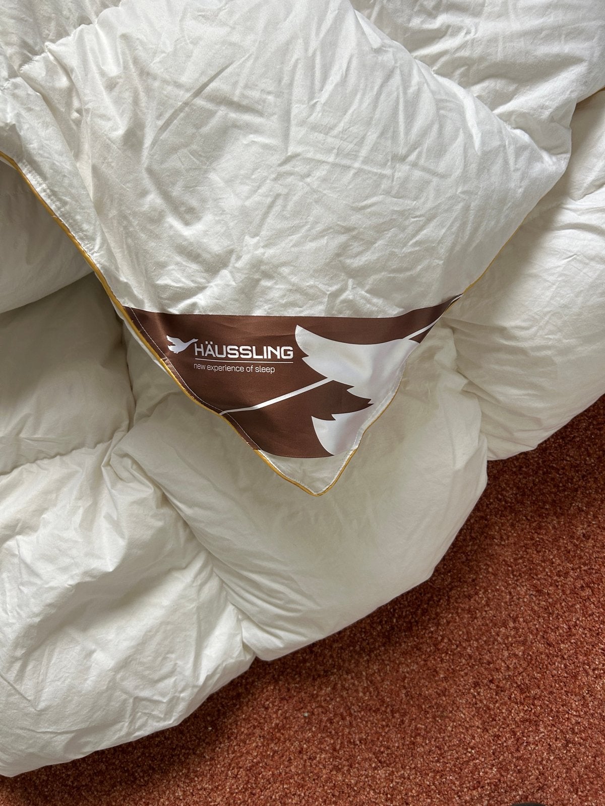Häussling Dekbed - Zo goed als nieuw, Ophalen, Wit, Dons en Veren, Overige merken