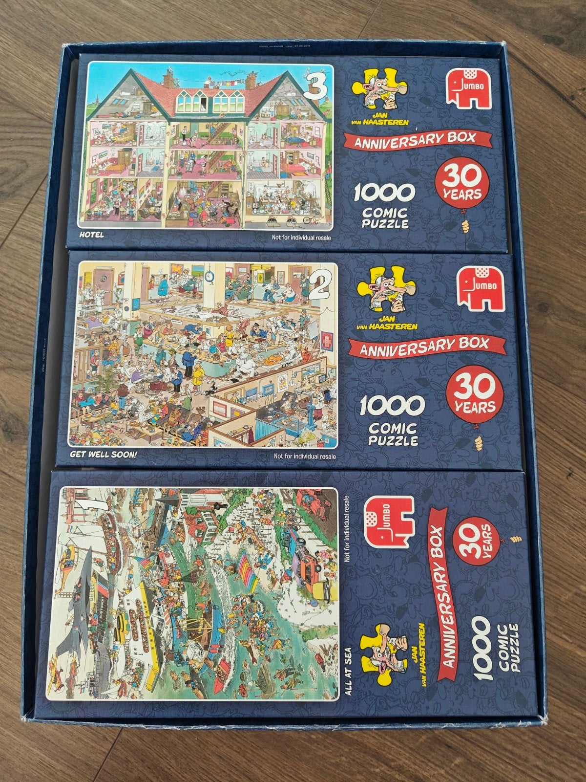 Diverse Jan van Haasteren puzzels, Ophalen of Verzenden, 500 t/m 1500 stukjes, Zo goed als nieuw, Legpuzzel