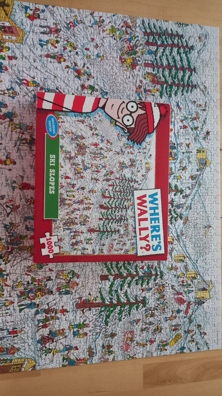 Waar is Wally? Ski Slopes Legpuzzel 1000 stukjes, Ophalen of Verzenden, 500 t/m 1500 stukjes, Zo goed als nieuw, Legpuzzel