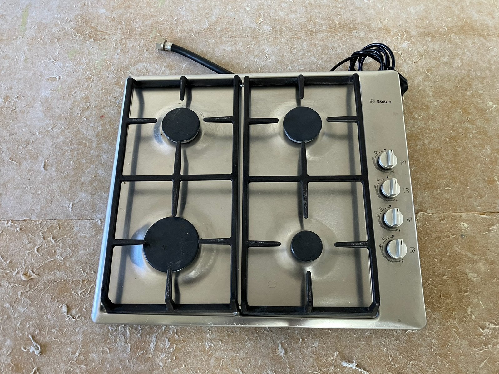Bosch Gaskookplaat, Ophalen, Gebruikt, 4 kookzones, Gas