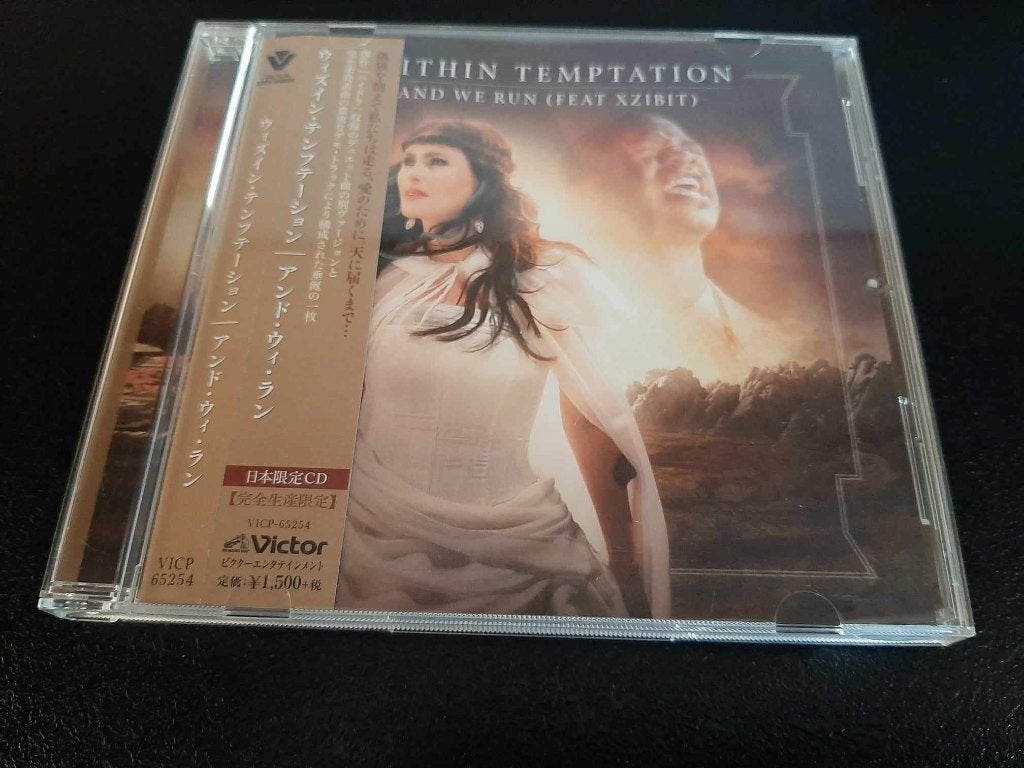 Within Temptation: And we run (Japan VICP-65254)!, Ophalen of Verzenden, Gebruikt, Rock en Metal