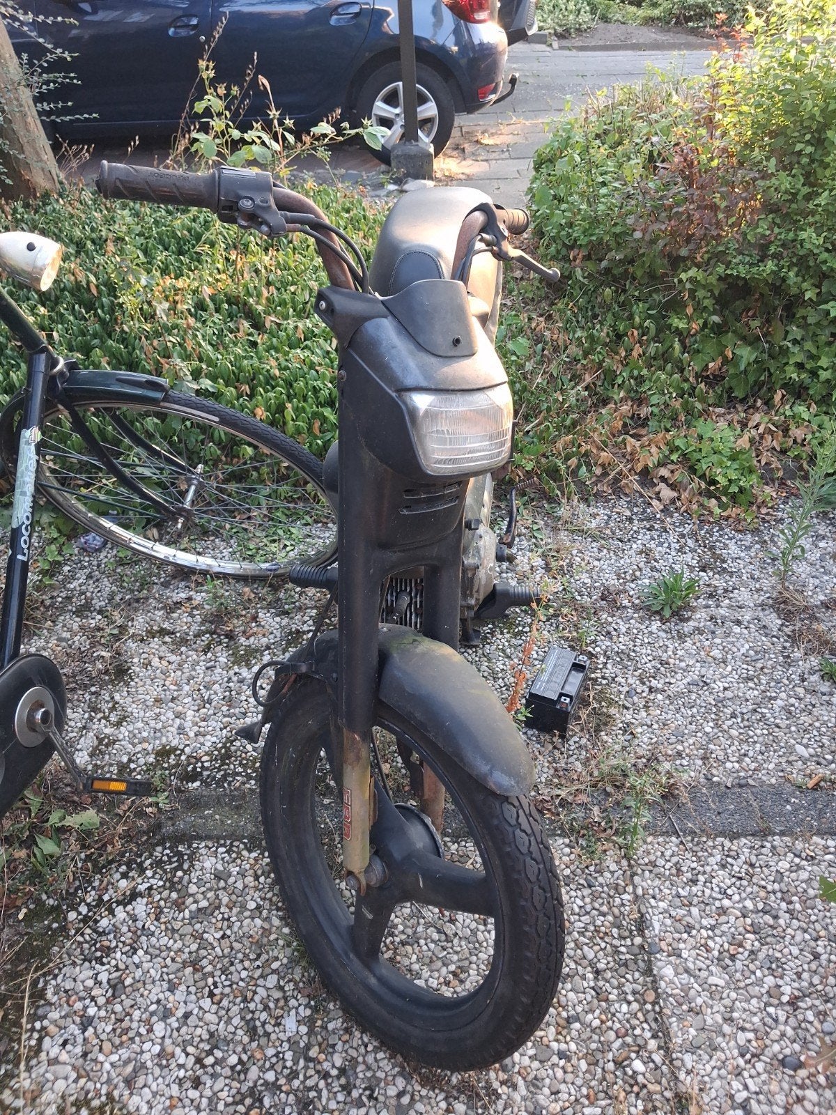 Peugeot Fox de luxe brommer - opknapper, Fietsen en Brommers, Brommers | Peugeot, Ophalen, Gebruikt, Maximaal 45 km/u, Fox