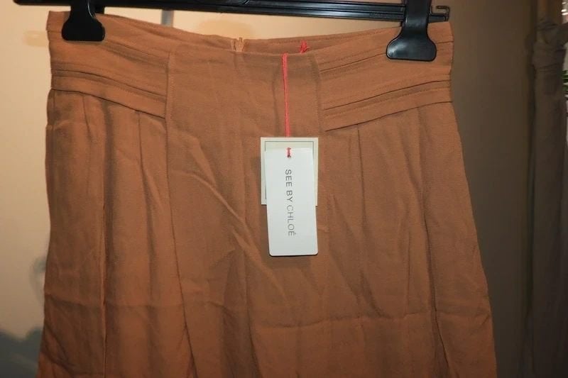 See by Chloe nieuwe rok zalm tint soepel vallend Nieuw I42, Kleding | Dames, Verzenden, Nieuw, Oranje, See by Chloé