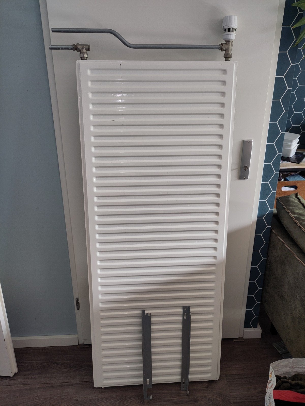 Radiator 1.0x600x1450, Doe-het-zelf en Verbouw, Ophalen, Gebruikt, Radiator, 150 cm of meer