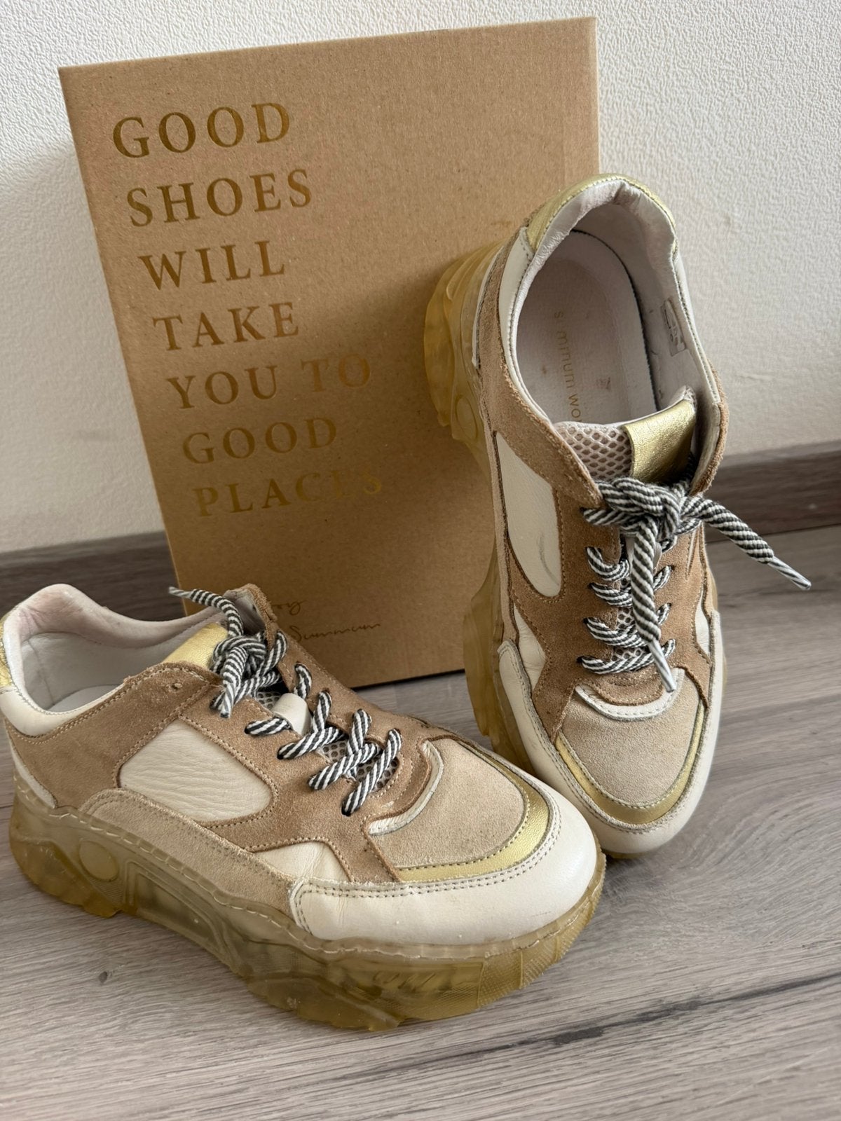 Sneakers van summum, Kleding | Dames, Beige, Ophalen of Verzenden, Sneakers of Gympen, Gedragen