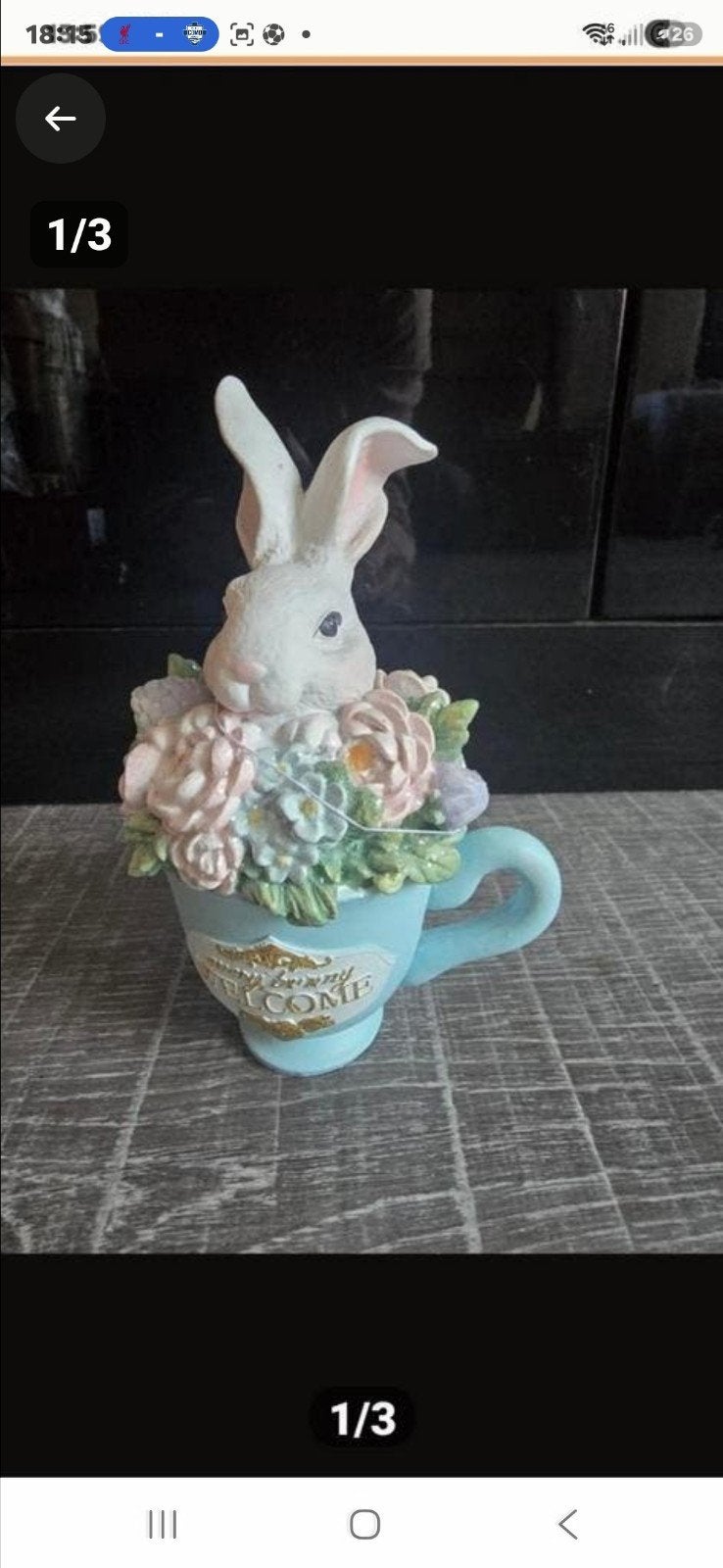 Schattige haas decoratie, Huis en Inrichting, Woonaccessoires | Overige, Ophalen of Verzenden, Nieuw