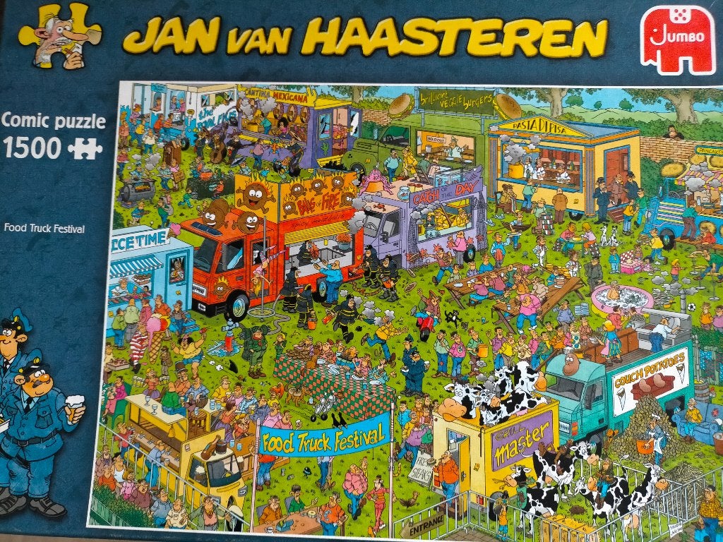 van haasteren puzzel 1500 stukjes, Hobby en Vrije tijd, Denksport en Puzzels, Ophalen of Verzenden, 500 t/m 1500 stukjes, Zo goed als nieuw