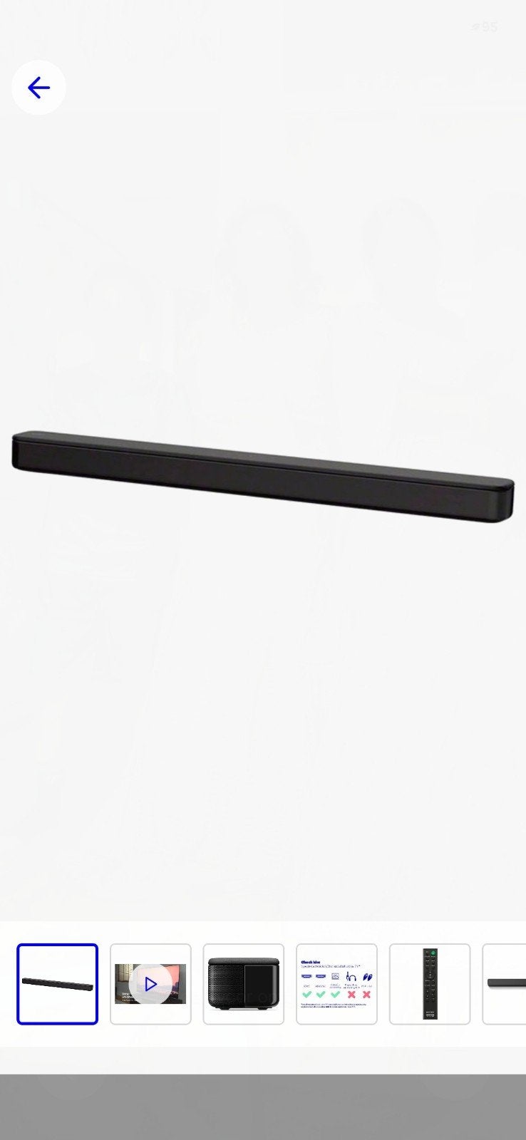 Sony Soundbar HT-SF150 (onderkant/achterplaat), Ophalen of Verzenden, Gebruikt