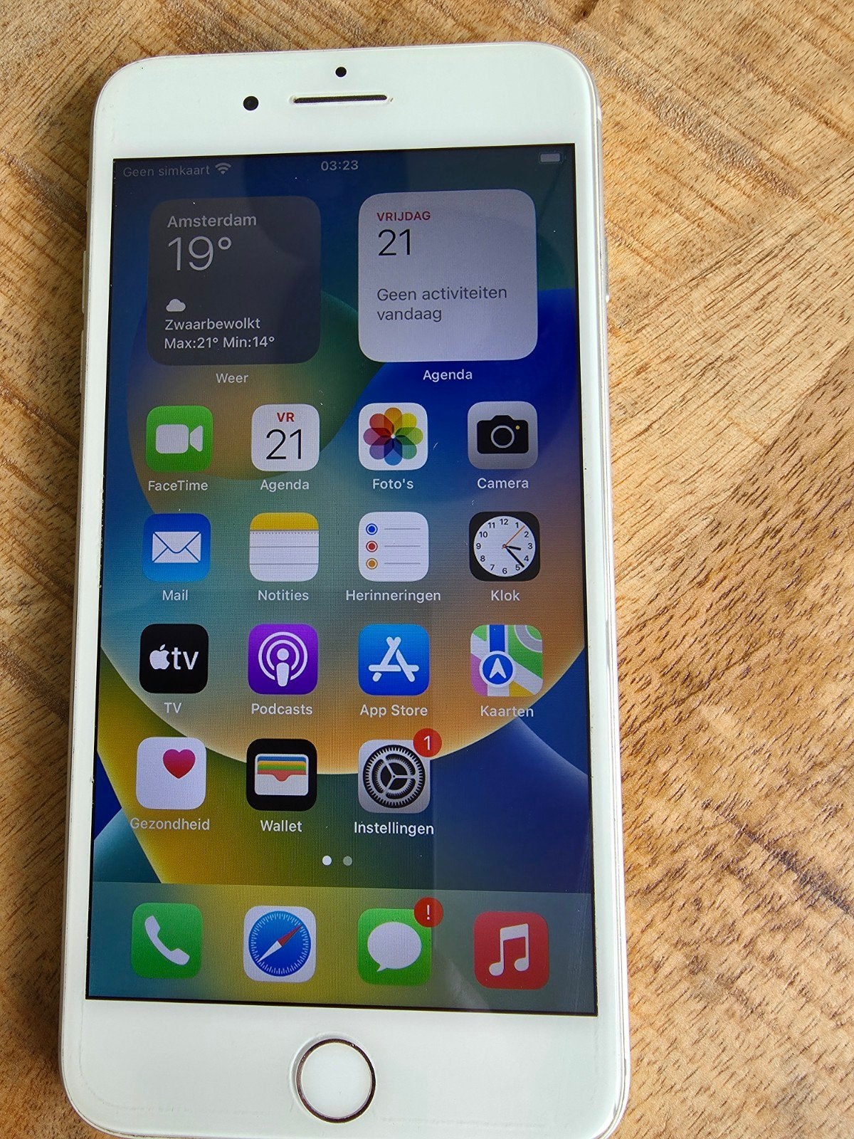 iPhone 8 Plus 64GB Wit - batterij 78%, Ophalen, Gebruikt, IPhone 8 Plus, Wit