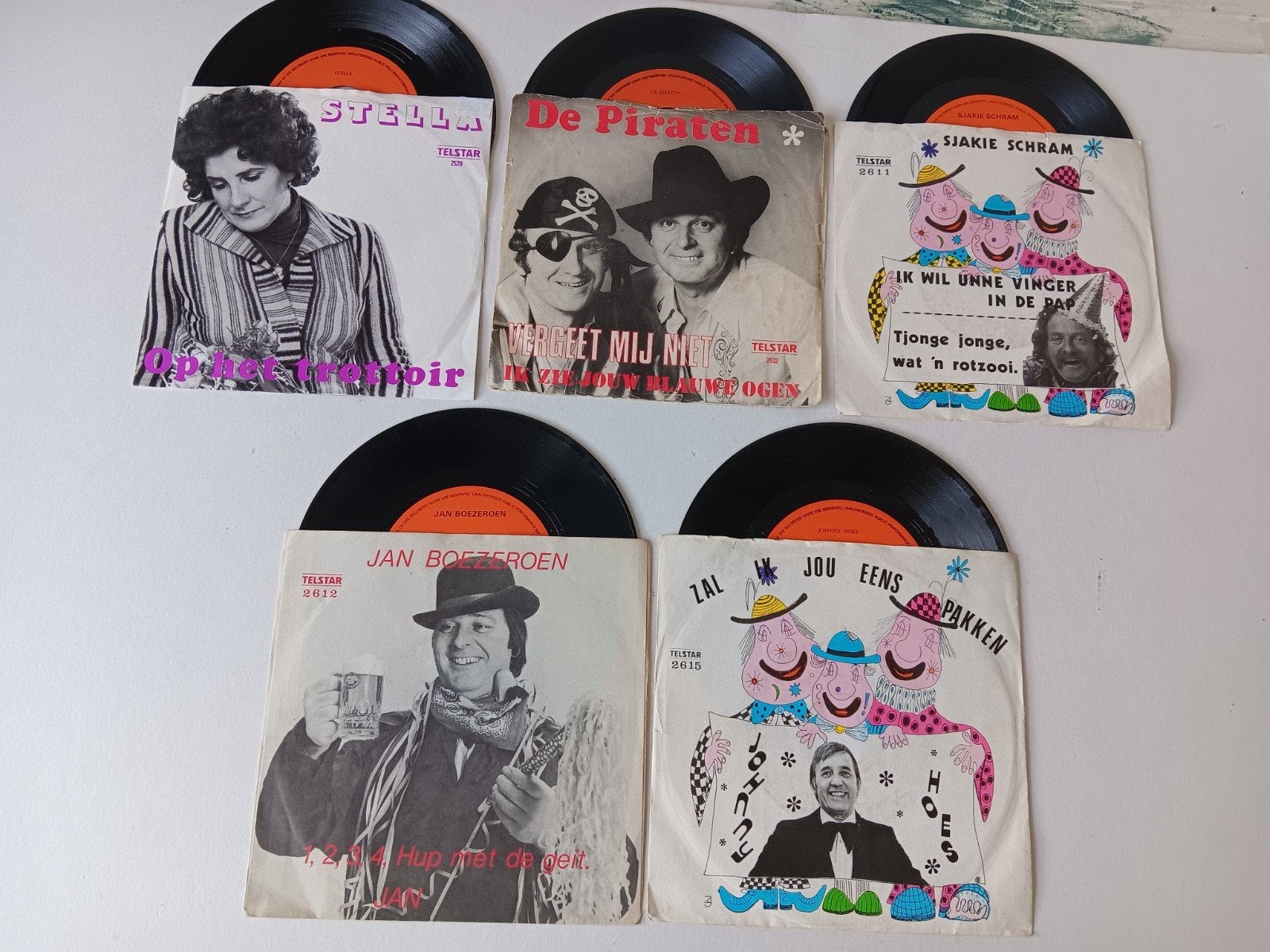 telstar singles, Cd's en Dvd's, Ophalen of Verzenden, Gebruikt, Nederlandstalig