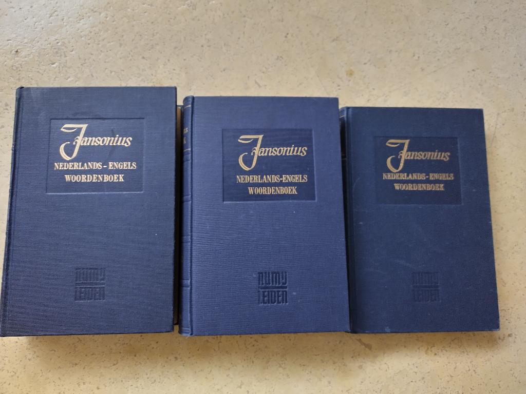 Jansonius woordenboek Engels- Nederlands, Ophalen of Verzenden, Overige uitgevers, Engels