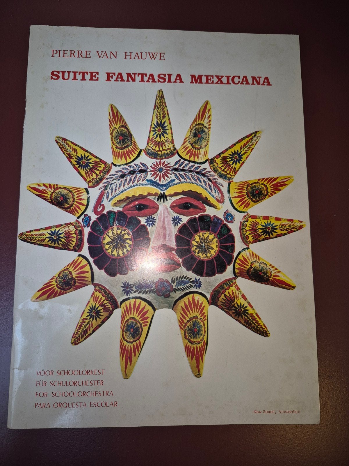 Pierre van Hauwe - Suite Fantasia Mexicana voor schoolorkest, Muziek en Instrumenten, Gebruikt, Wereldmuziek, Ophalen of Verzenden