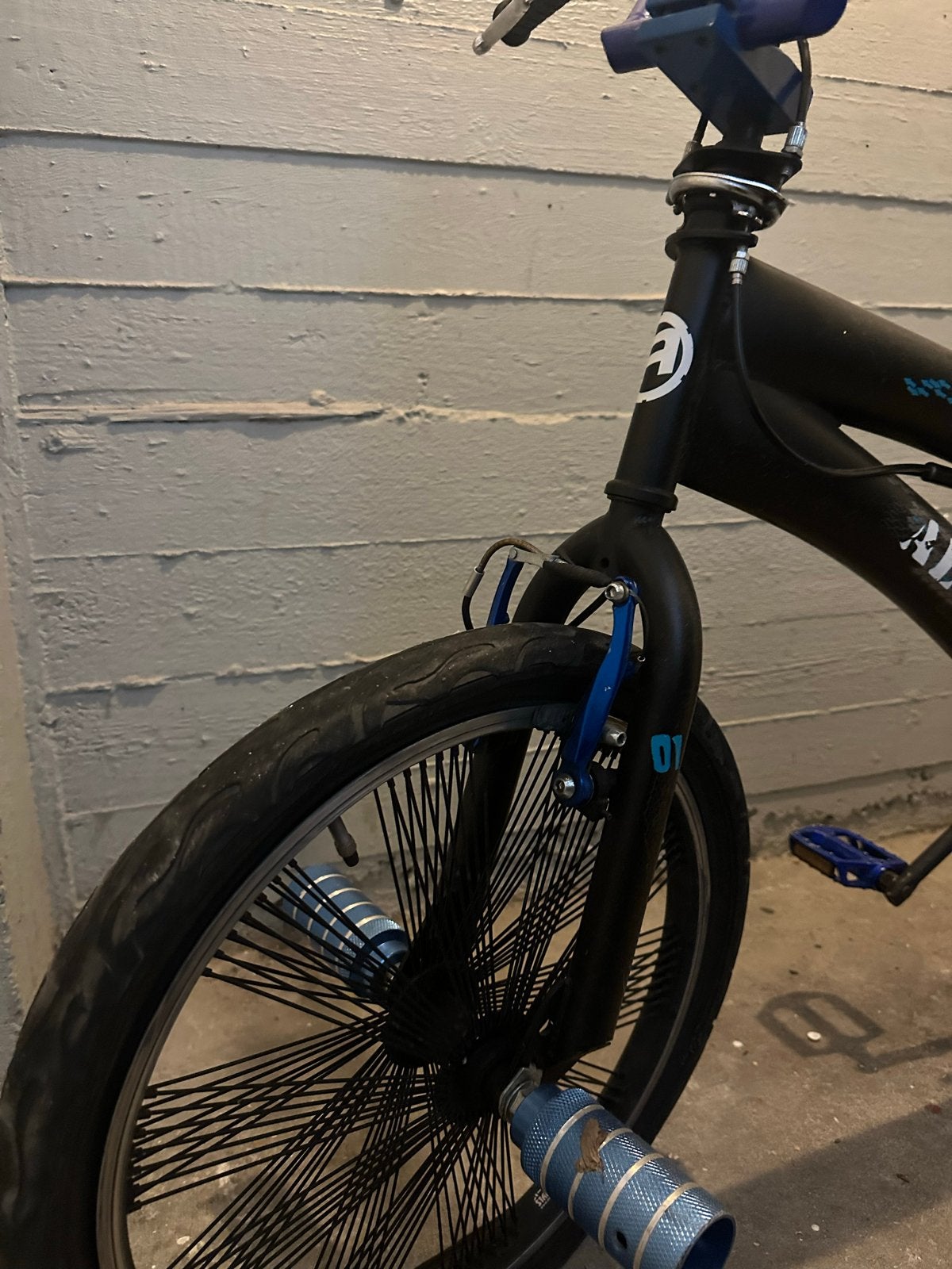 Altec Sphinx BMX fiets - Zwart/Blauw, Ophalen, Gebruikt, Staal, Velgrem