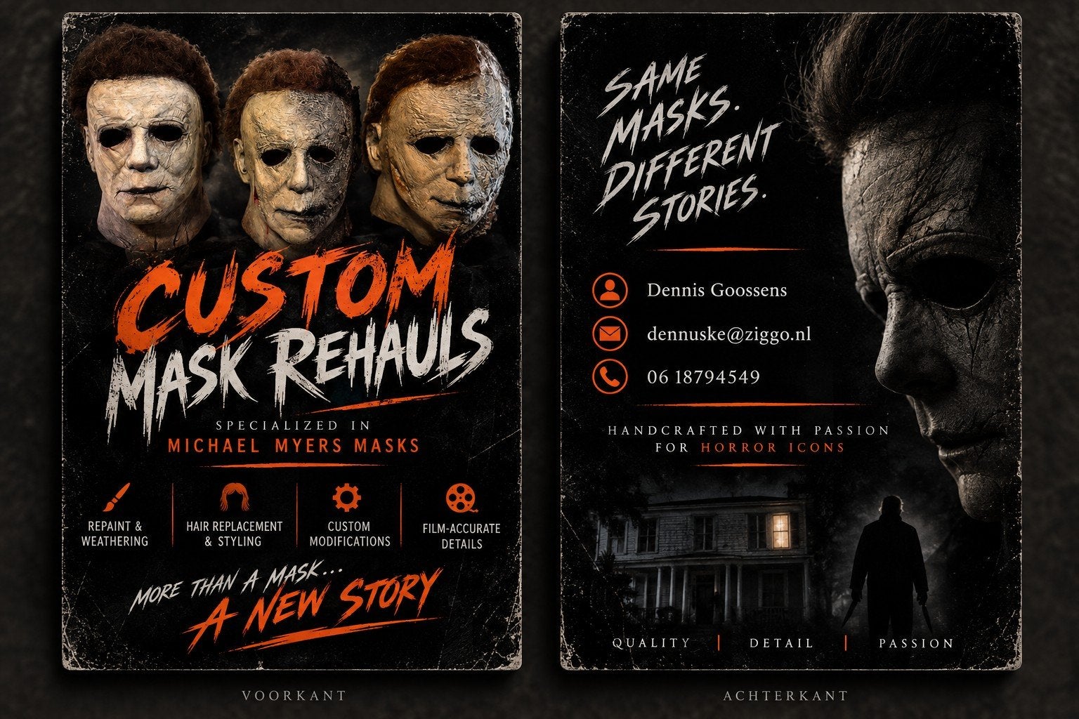 Custom mask rehauls, Ophalen of Verzenden