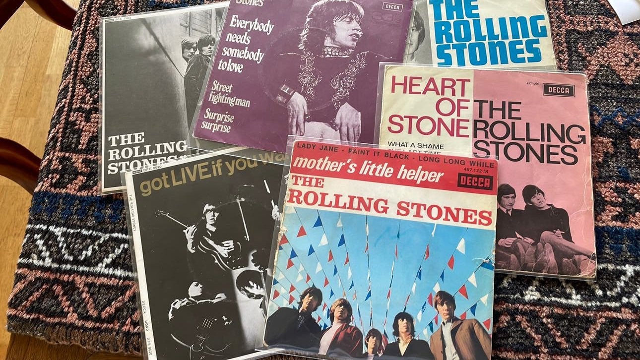 Zes Rolling Stones EP’s, Ophalen of Verzenden, Gebruikt, Pop, EP