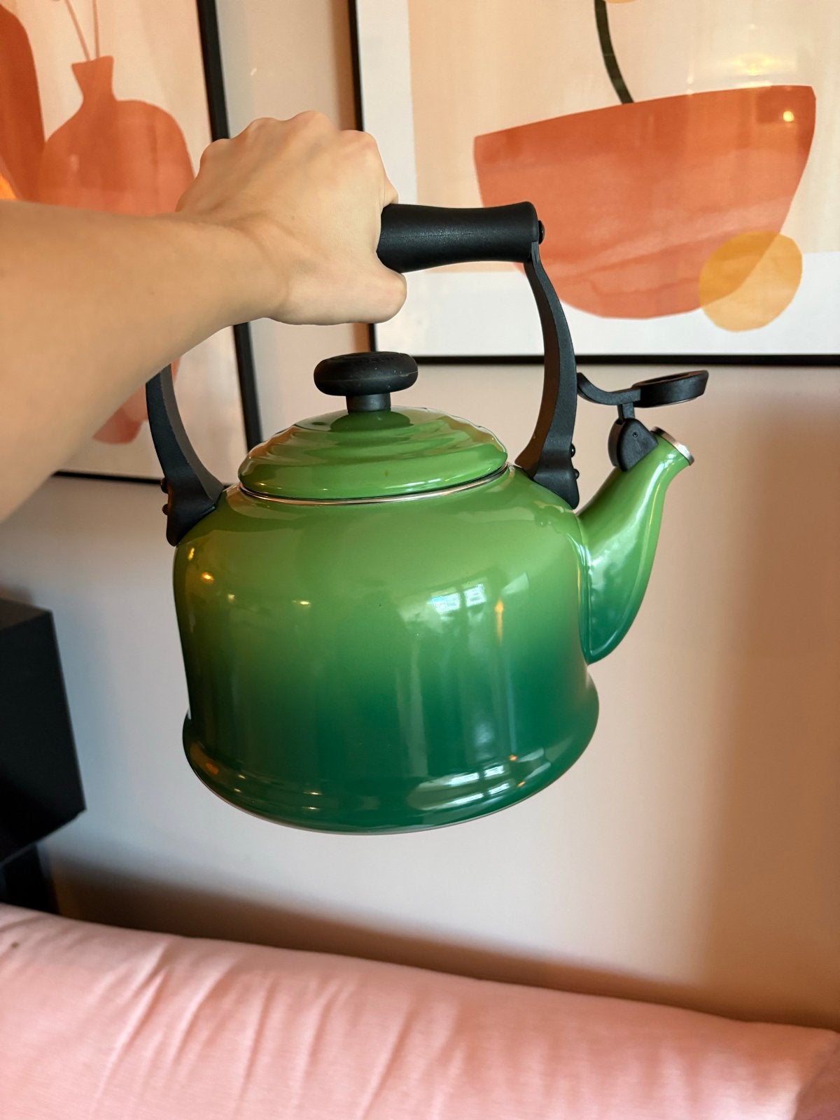 Fluitketel Le Creuset, Witgoed en Apparatuur, 1 tot 2 liter, Ophalen of Verzenden, Gebruikt