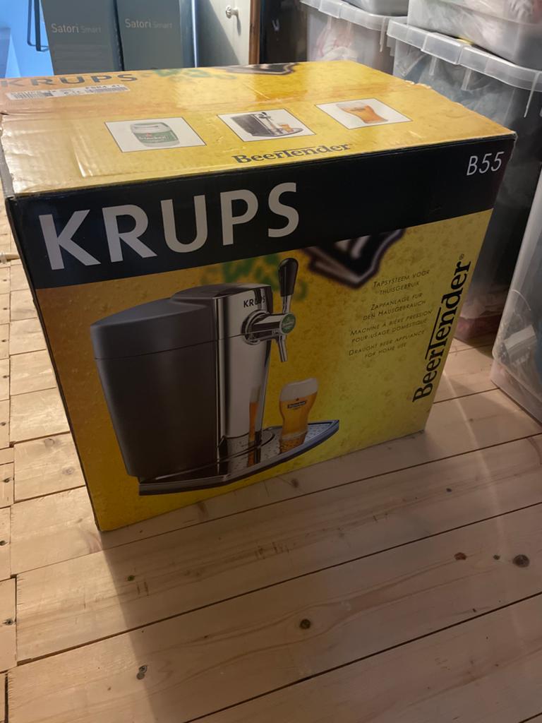 Originele Krups BeerTender Biertap - Zo goed als nieuw, Ophalen of Verzenden, Zo goed als nieuw