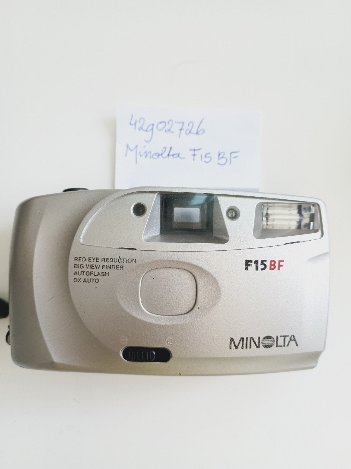 Minolta F15BF Compact Camera - Vintage Analoge Fotografie, Ophalen, Gebruikt, Compact, Minolta