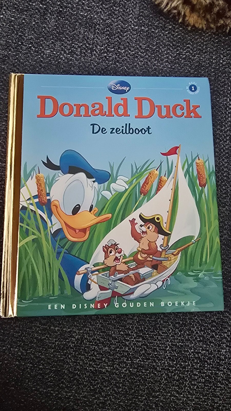 Donald Duck De zeilboot - Gouden Boekje, Ophalen of Verzenden, Zo goed als nieuw, Walt Disney, 2 tot 3 jaar