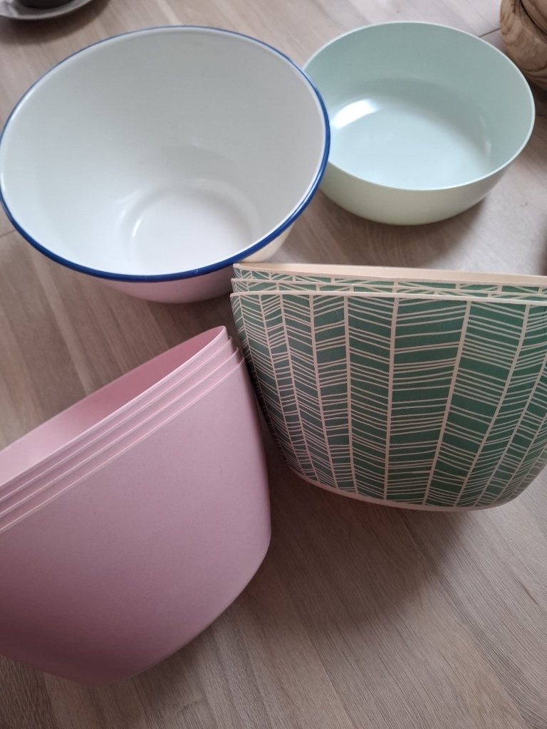 Catering benodigdheden (bordjes, bakjes, glaasjes), Huis en Inrichting, Keuken | Servies, Ophalen, Overige materialen, Overige merken
