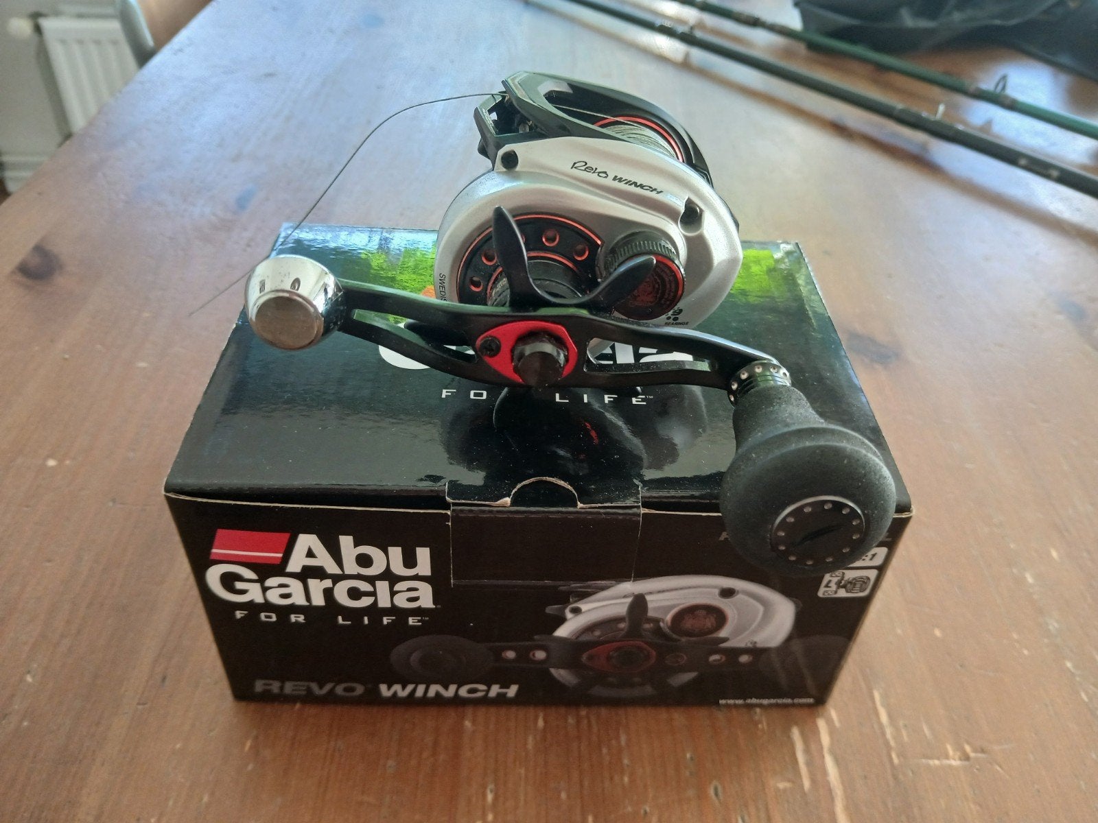 Abu Garcia revo Winch reel, Ophalen of Verzenden, Zo goed als nieuw, Molen