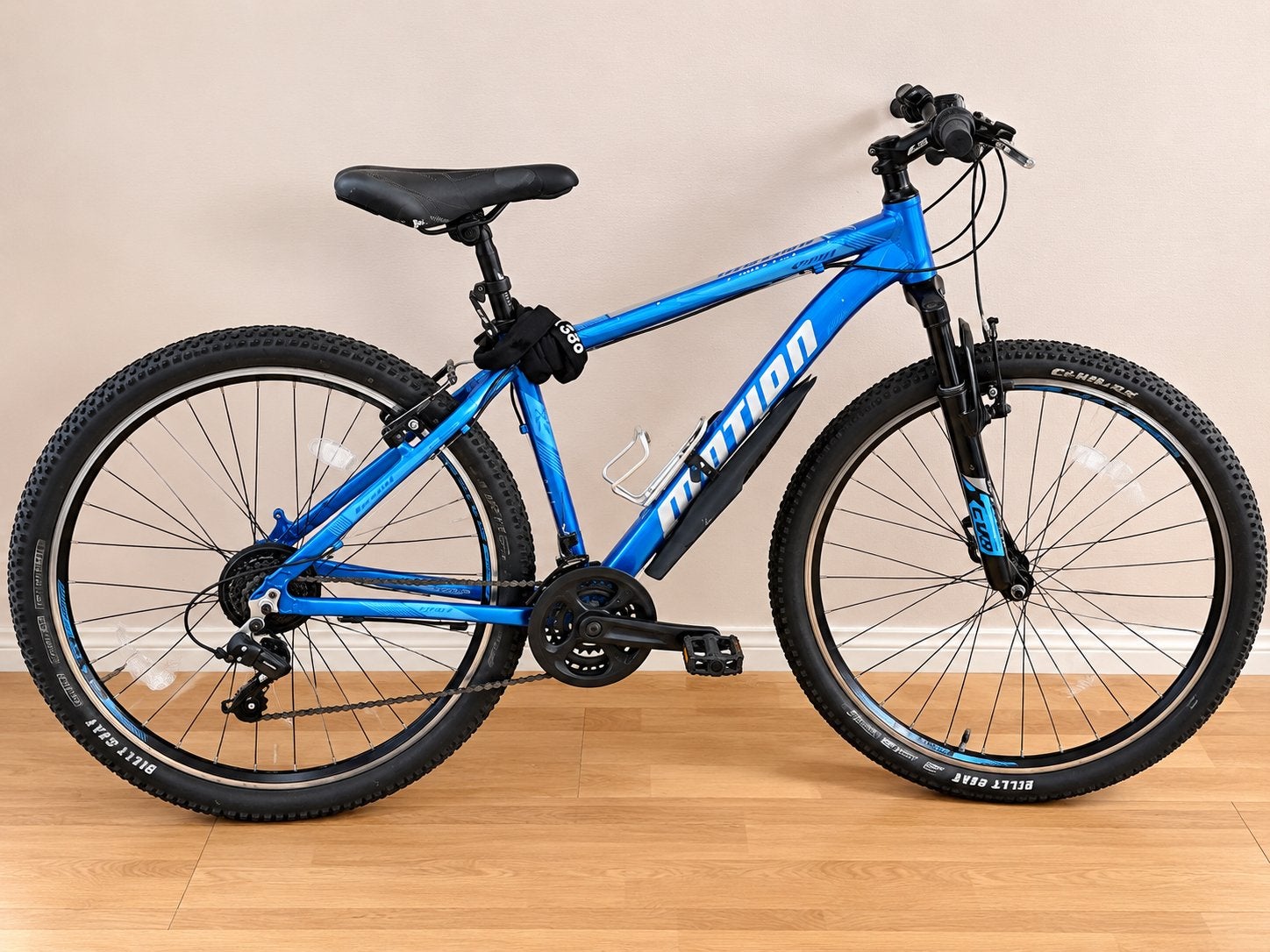 Blauwe Motion Mountainbike - Zo goed als nieuw, Hardtail, Zo goed als nieuw, Schijfrem, Ophalen