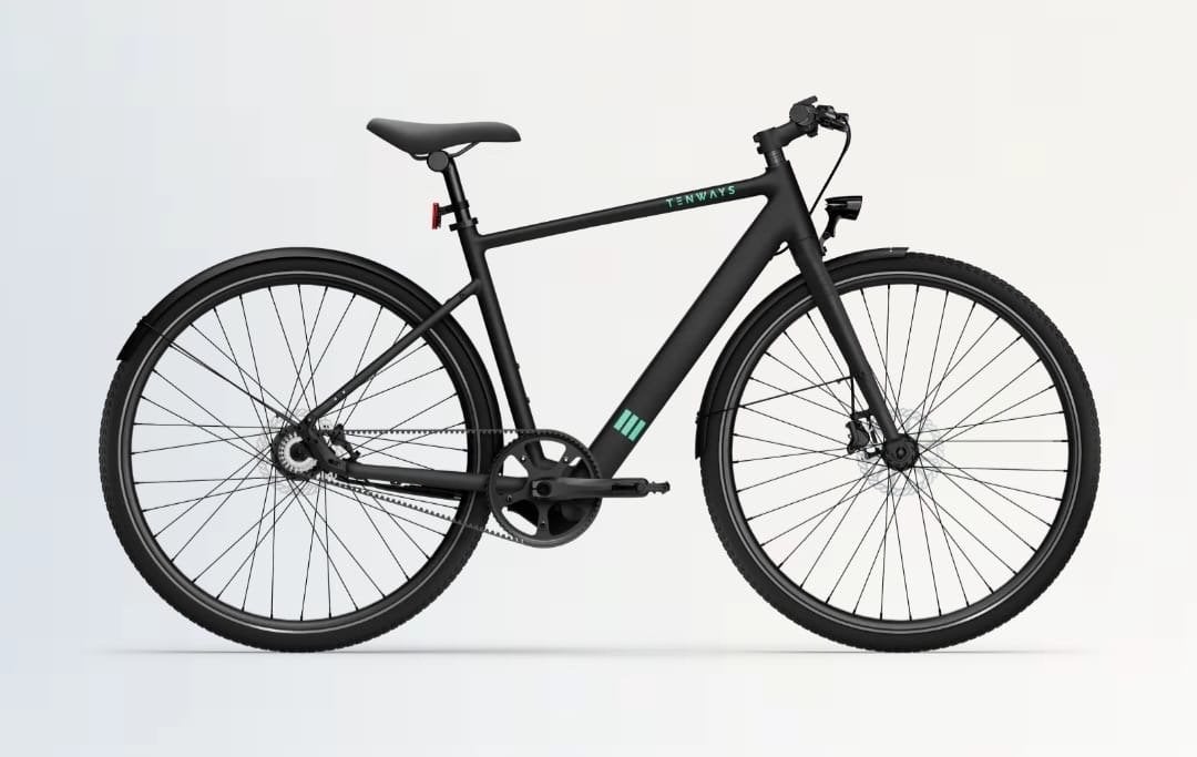 Tenways CGO600 Classic Edition E-bike (M), Gebruikt, 51 tot 55 cm, 30 tot 50 km per accu, Ophalen
