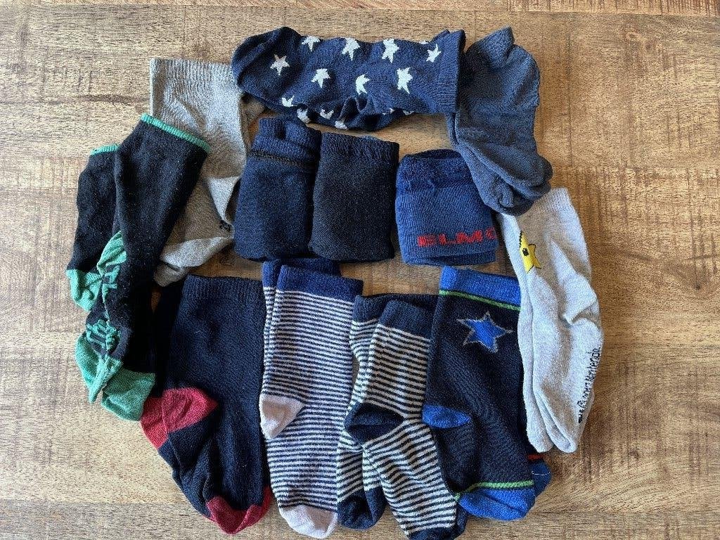 Sokken ongeveer maat 23-26, Kinderen en Baby's, Ophalen of Verzenden, Gebruikt, Jongen of Meisje, Sokken